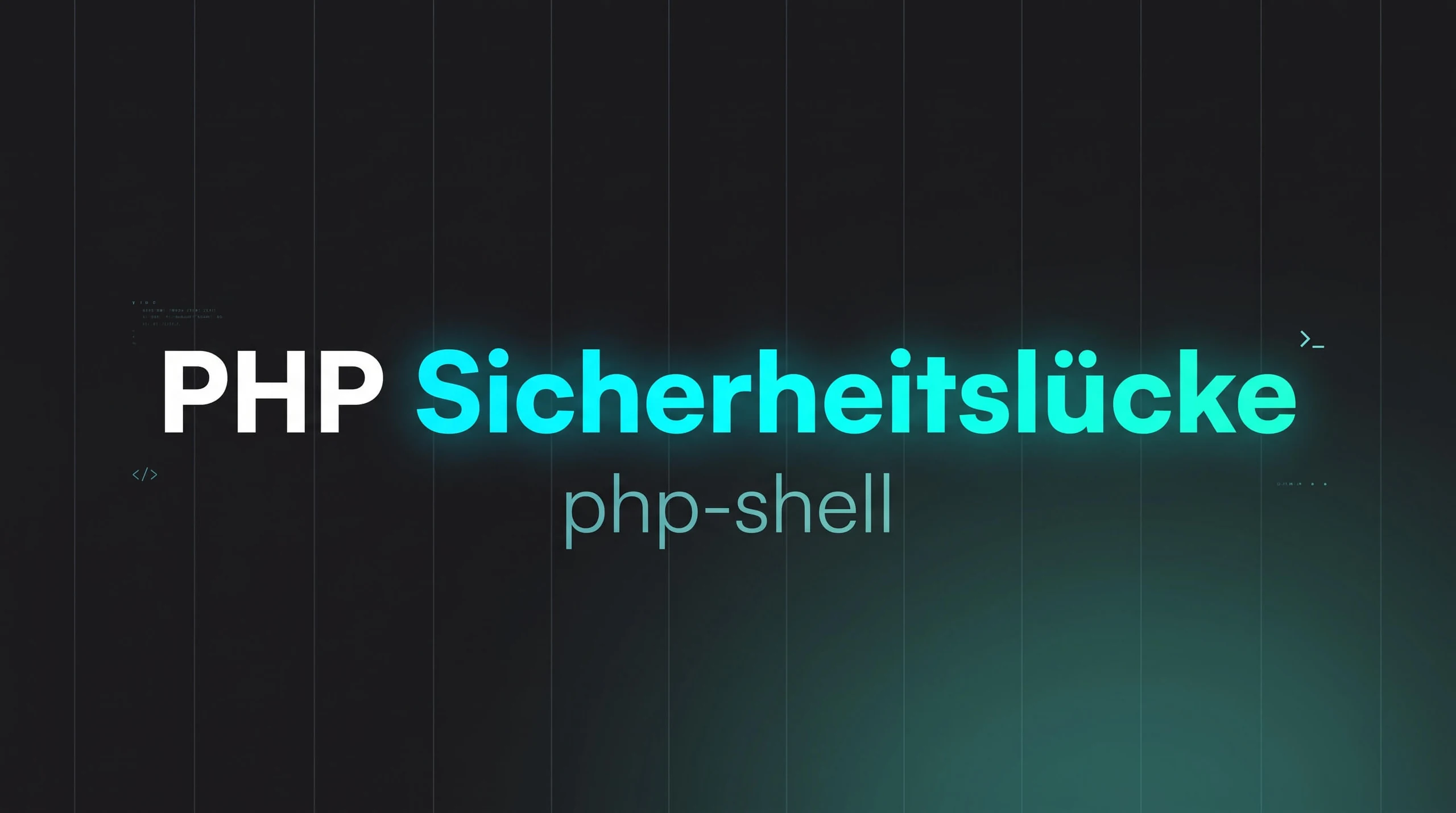 PHP2SHELL Sicherheitslücke in PHP