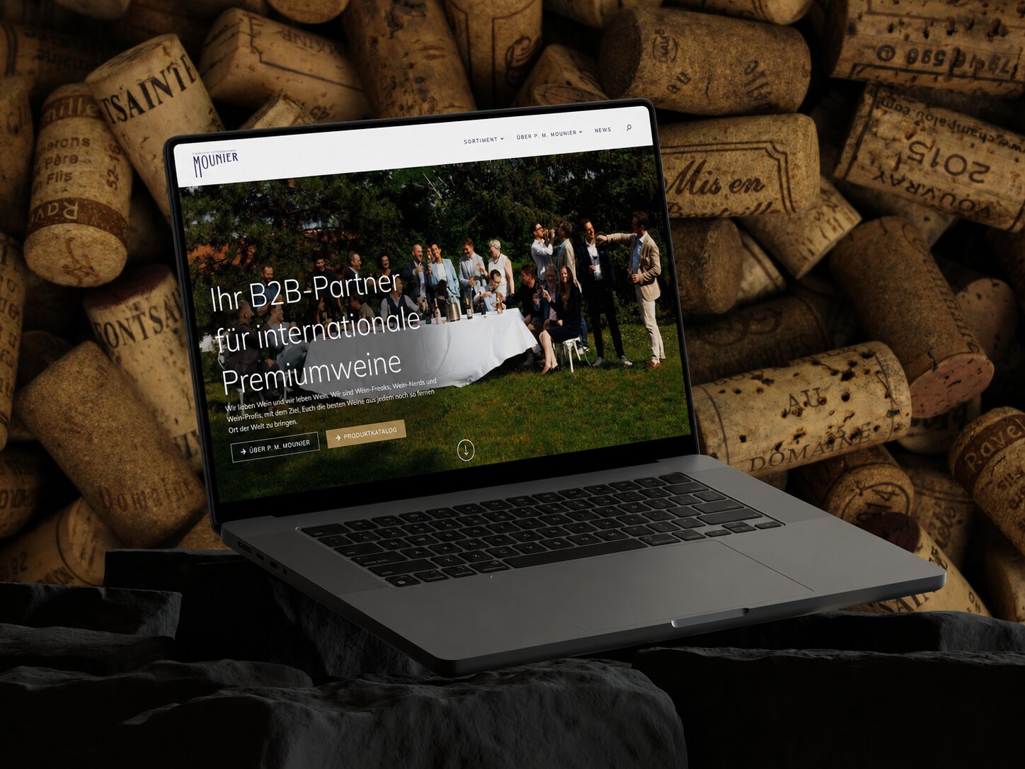 Website P.M. Mounier Webdesign